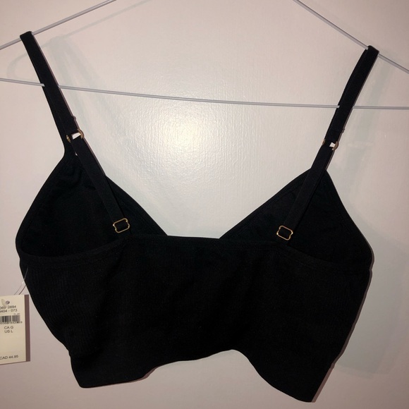 Black & Gold Aerie Bralette - Picture 4 of 5